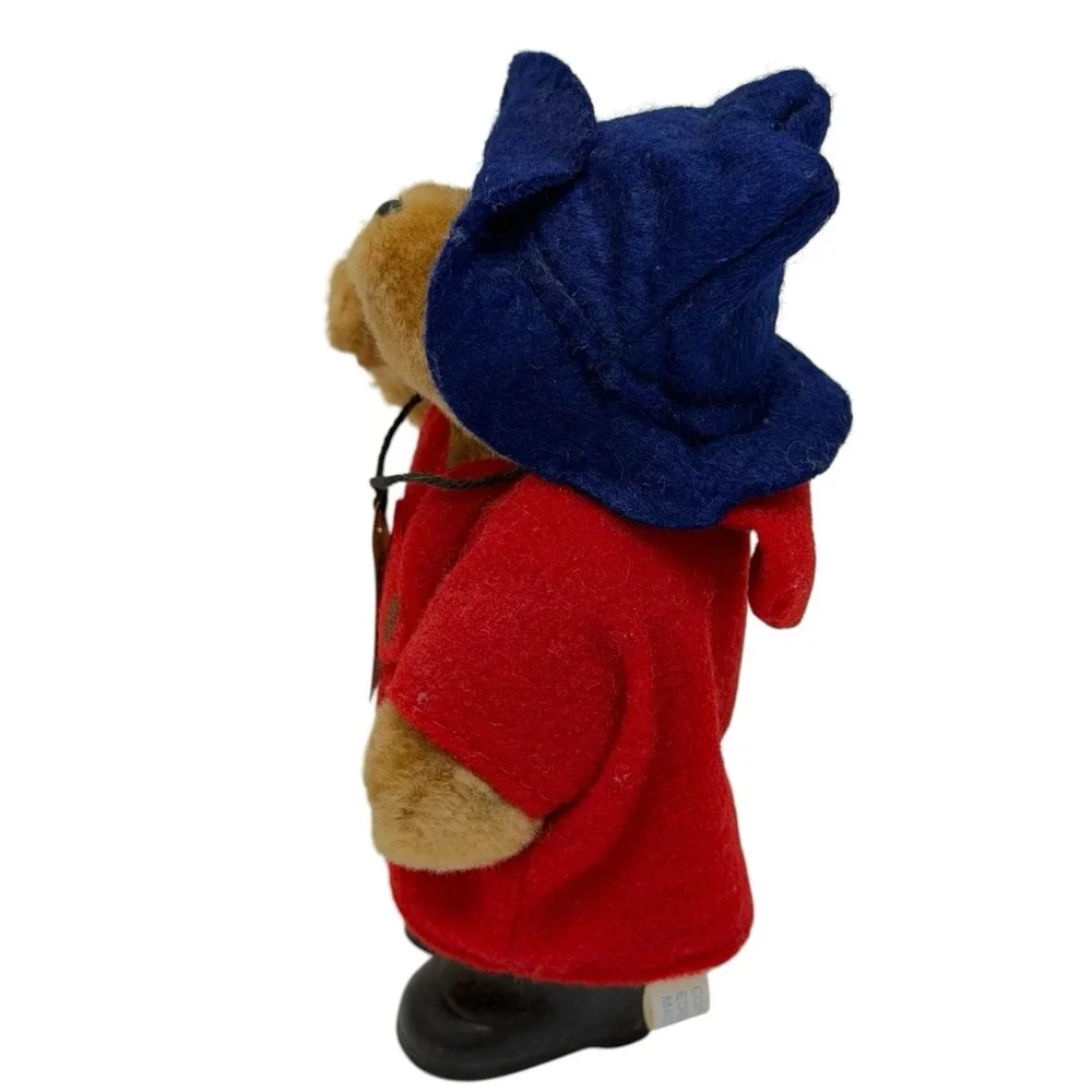 Vintage 1986 Paddington Bear Eden Toys Miniature Plush Toy in Bag Korea 5